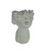 Pucker Up Junior Kissing Face Weathered Finish Concrete Head Mini Planter